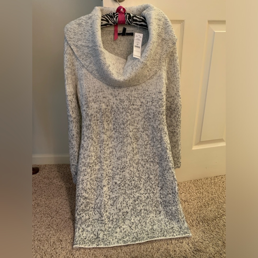 WHBM cowl neck dress with tags on.